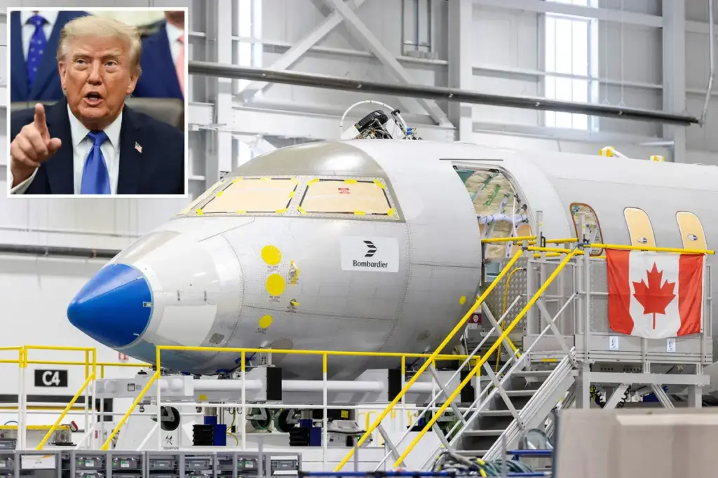 Bombardier stock sinks after Trump threatens to shut Canadian jet maker out of US