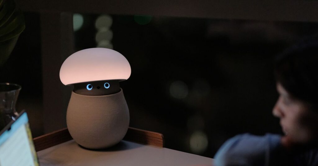 Meet Mori, a Cute Robot Mushroom That Doesn’t Really Say (or Do) Anything Meet Mori, a Cute Robot Mushroom That Doesn’t Really Say (or Do) Anything