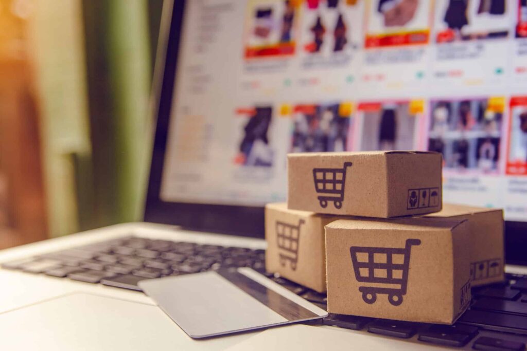 What Investors Need to Know About Owning U.S. Stocks in a TFSA A shopper makes purchases from an online store.